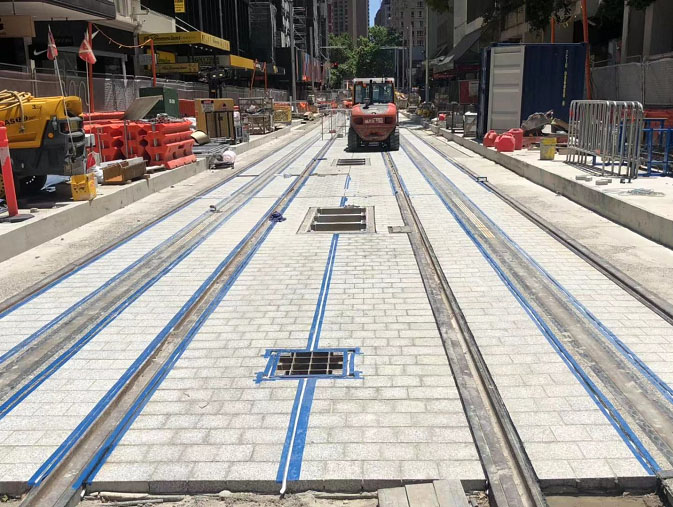 Sydney Light rail construction, Elizabeth Street Sydney